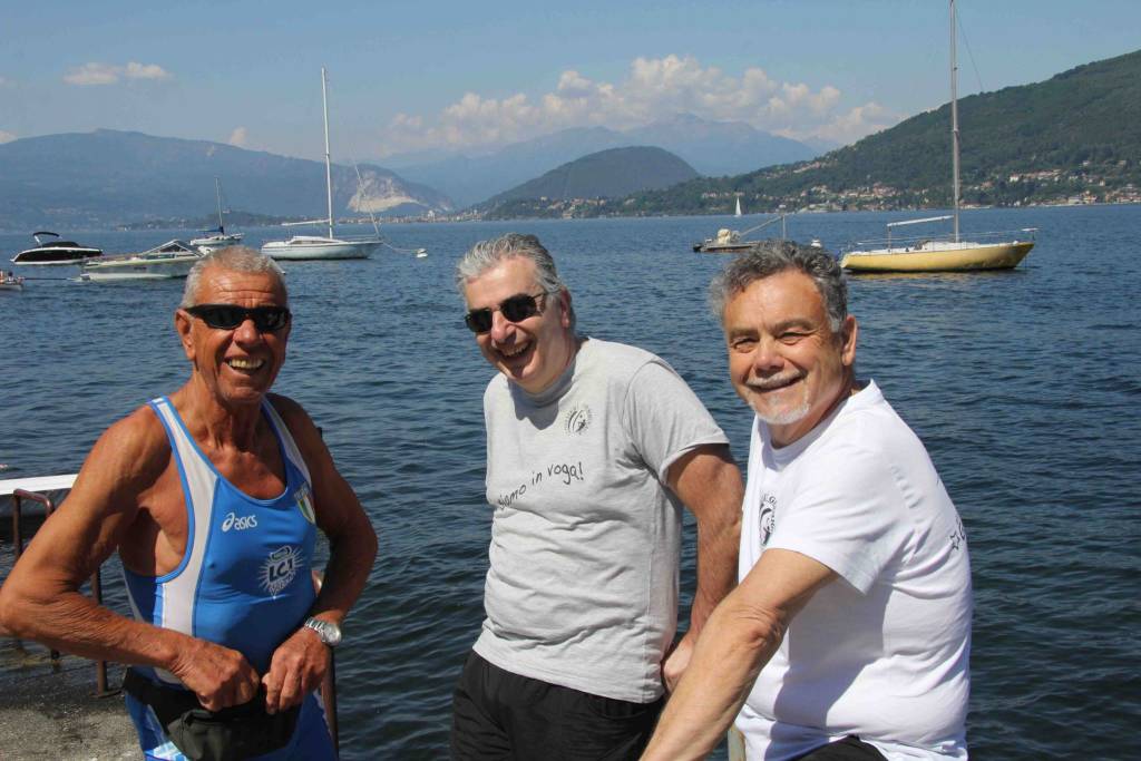 Gara di canottaggio sedile fisso a Cerro di Laveno Mombello 