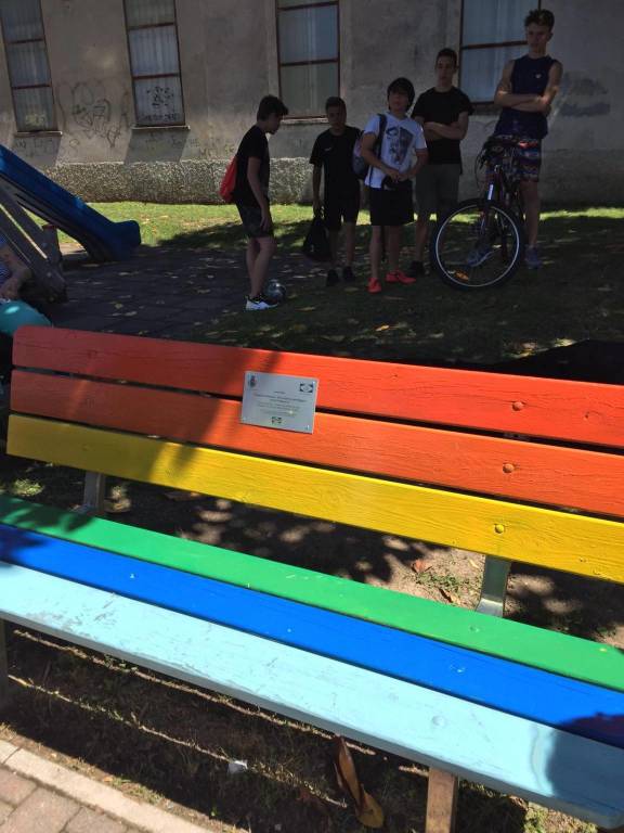 Inaugurazione panchine di Porto  Valtravaglia 