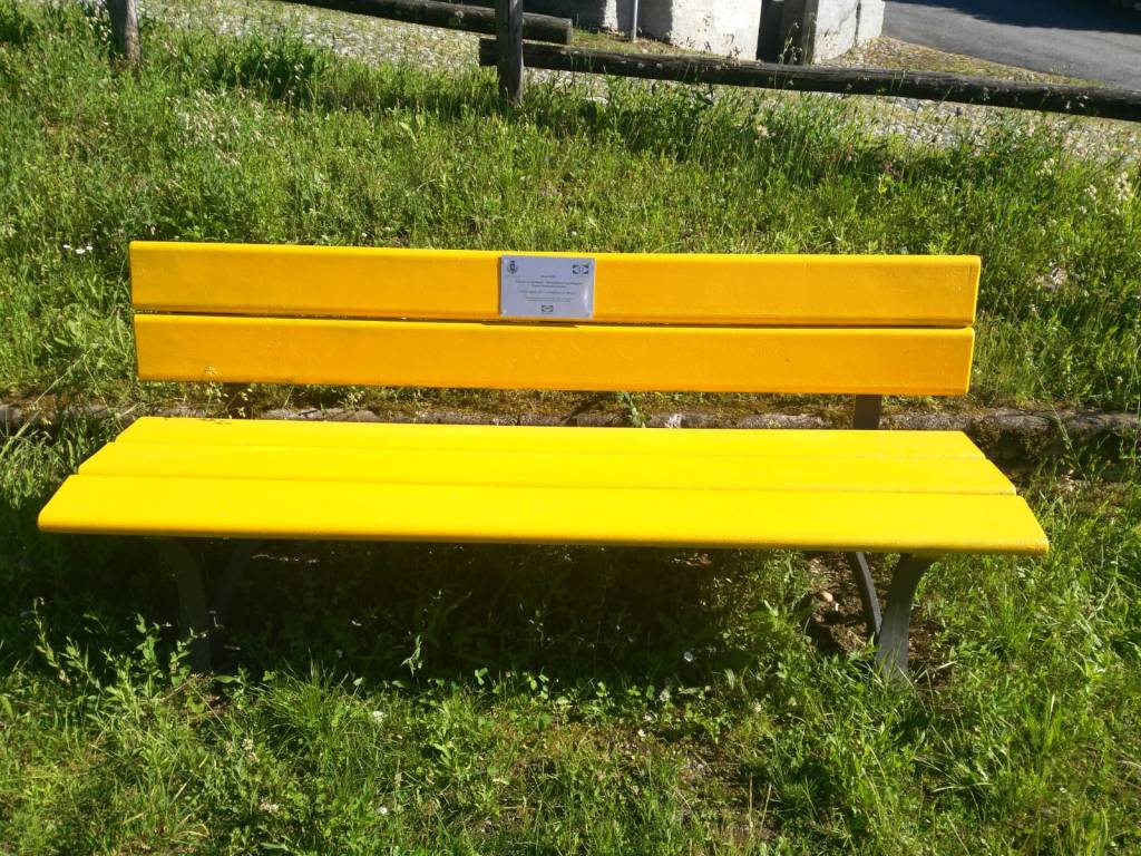 Inaugurazione panchine di Porto  Valtravaglia 