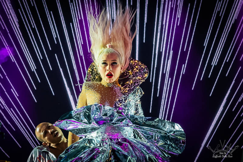 Christina Aguilera in concerto a Moon and Stars