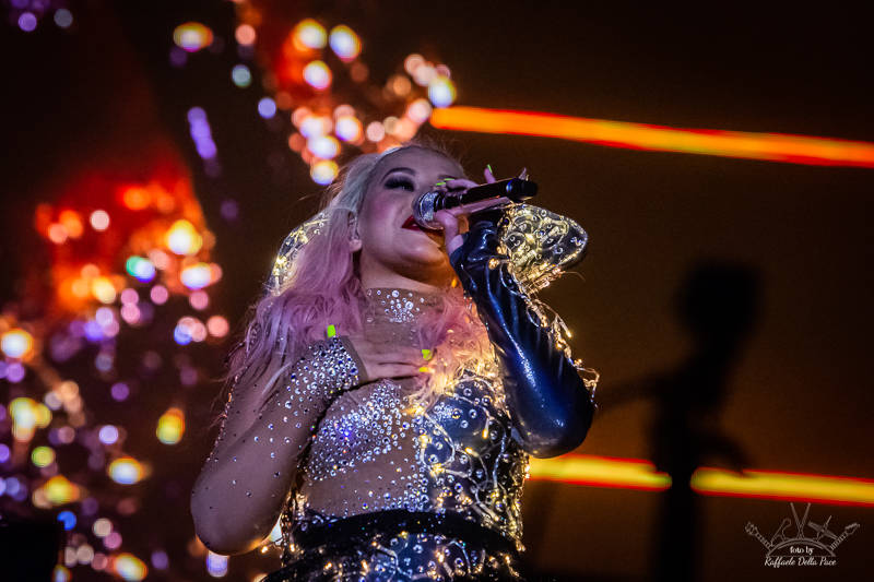 Christina Aguilera in concerto a Moon and Stars