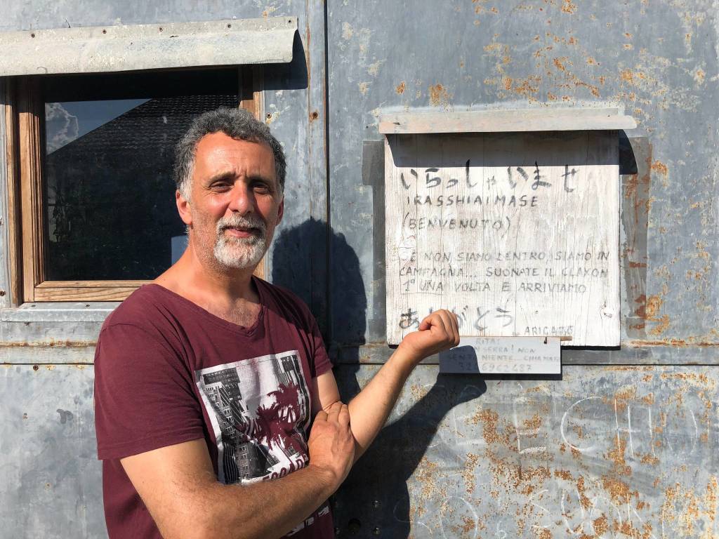 La fattoria del bricco a Luino, dove si coltivano verdure giapponesi 