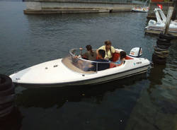 Leggiuno - Salvataggio motoscafo