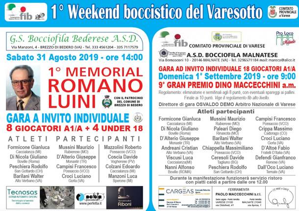 Bocce varie
