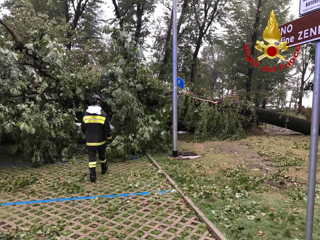 Maltempo sull'Alto Varesotto, 12 agosto 2019 