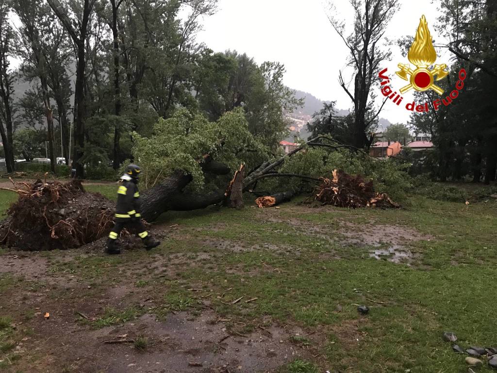 Maltempo sull'Alto Varesotto, 12 agosto 2019 