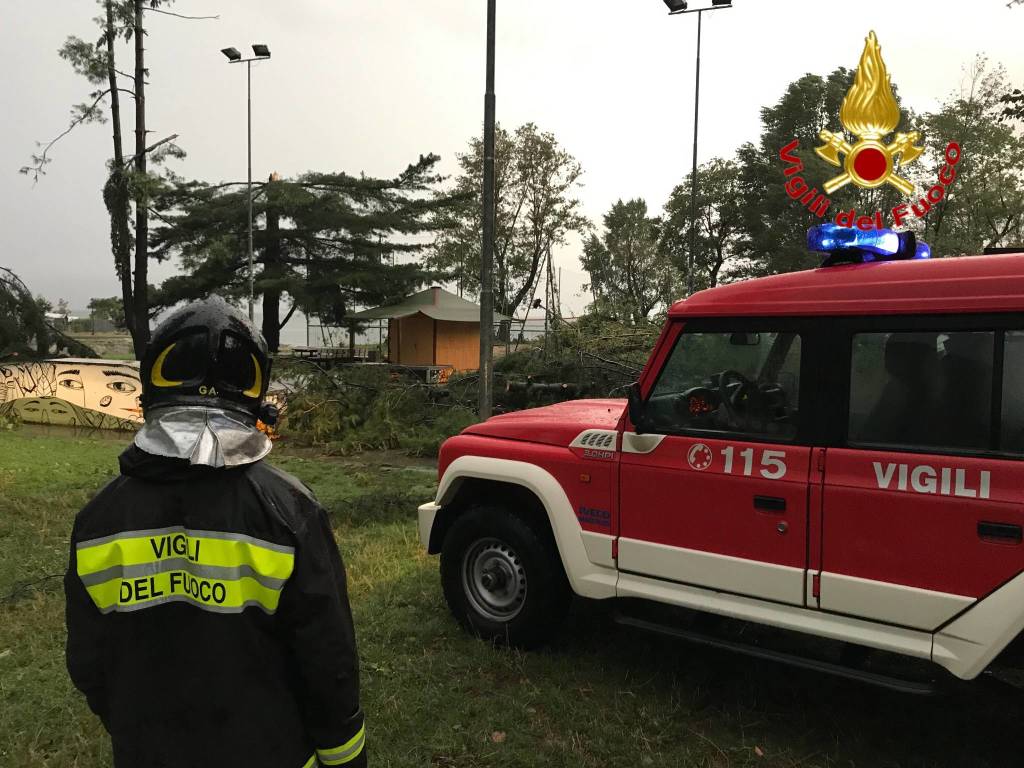 Maltempo sull'Alto Varesotto, 12 agosto 2019 