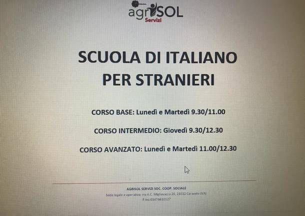 luino. Scuola di Italiano per stranieri