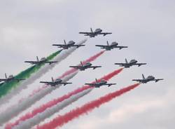 Le Frecce tricolori (foto di Roberto Vanola)