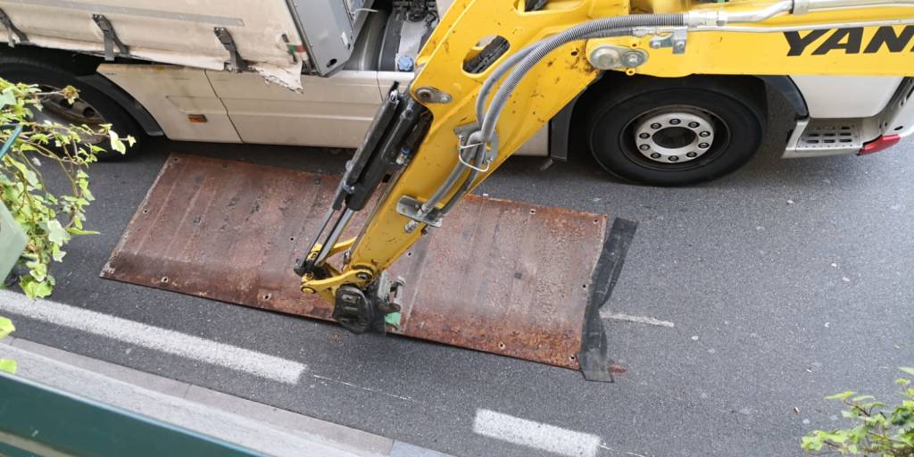 Tir incastrato Ranco