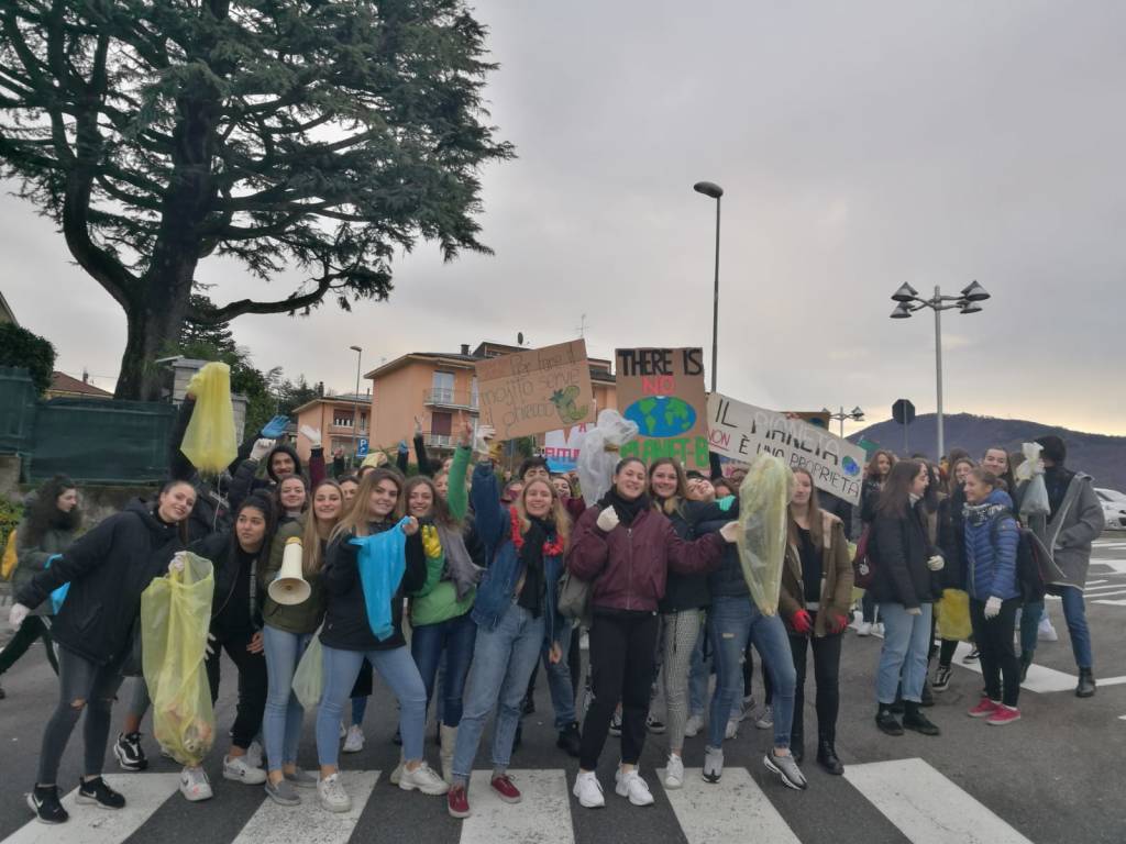 Fridays for Future, centinaia di studenti in piazza a Luino