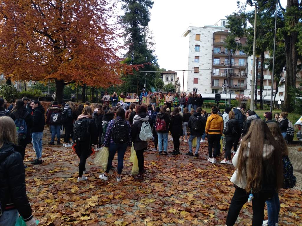 Fridays for Future, centinaia di studenti in piazza a Luino