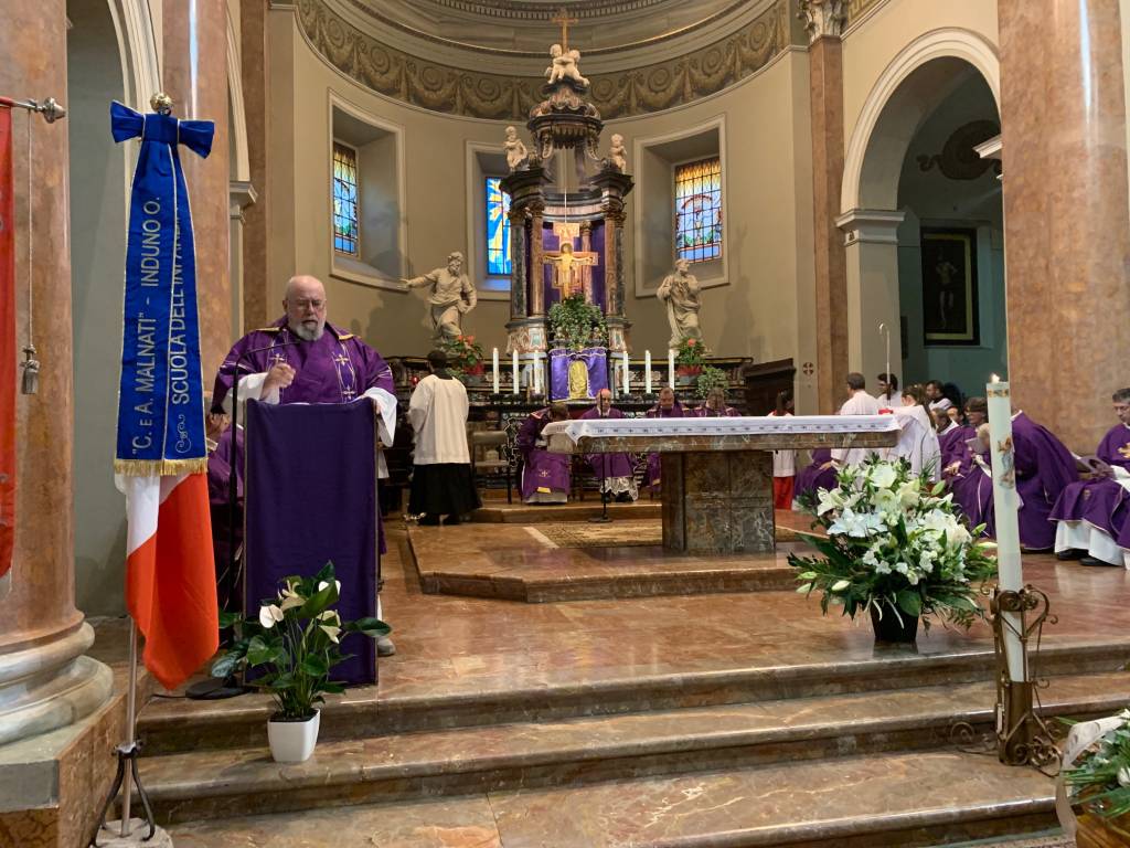 Luino: funerale don Giorgio Marelli