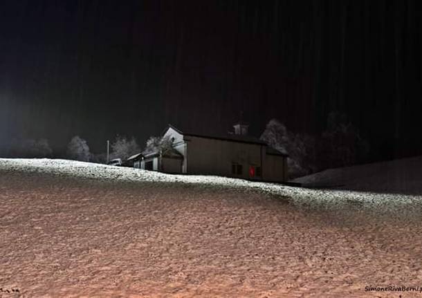 È arrivata la neve al Passo Forcora