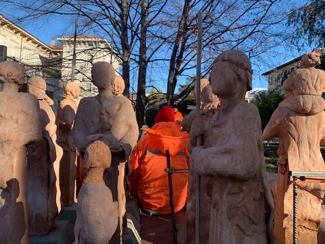 Luino, il presepe degli alpini