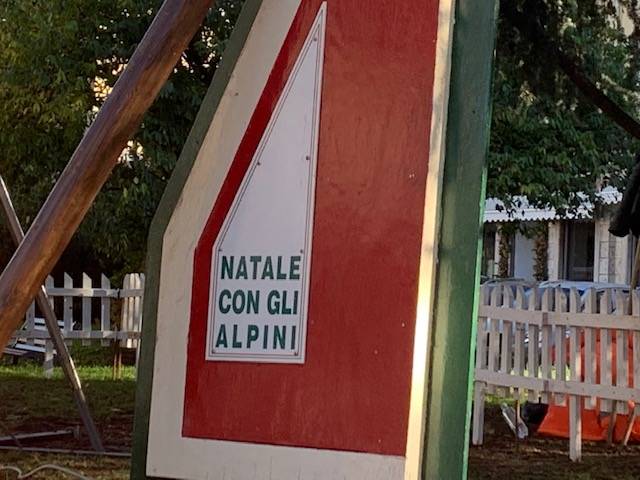 Luino, il presepe degli alpini