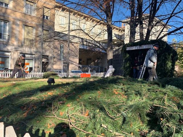 Luino, il presepe degli alpini