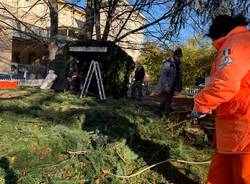 Luino, il presepe degli alpini