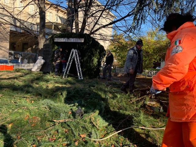 Luino, il presepe degli alpini