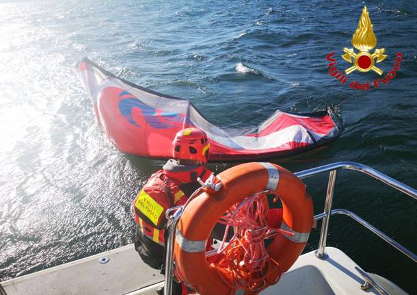 vigili del fuoco acqua lago maggiore