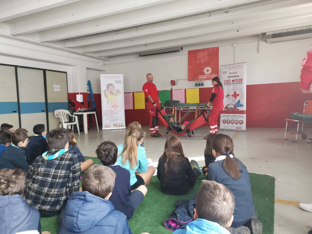 Scout del Luinese incontrano la Croce Rossa 