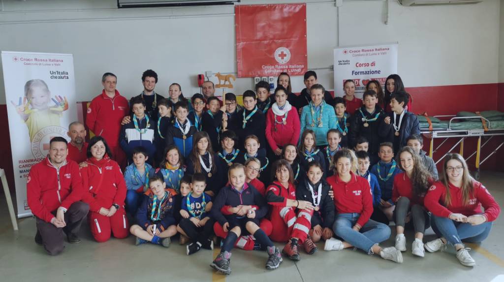 Scout del Luinese incontrano la Croce Rossa 