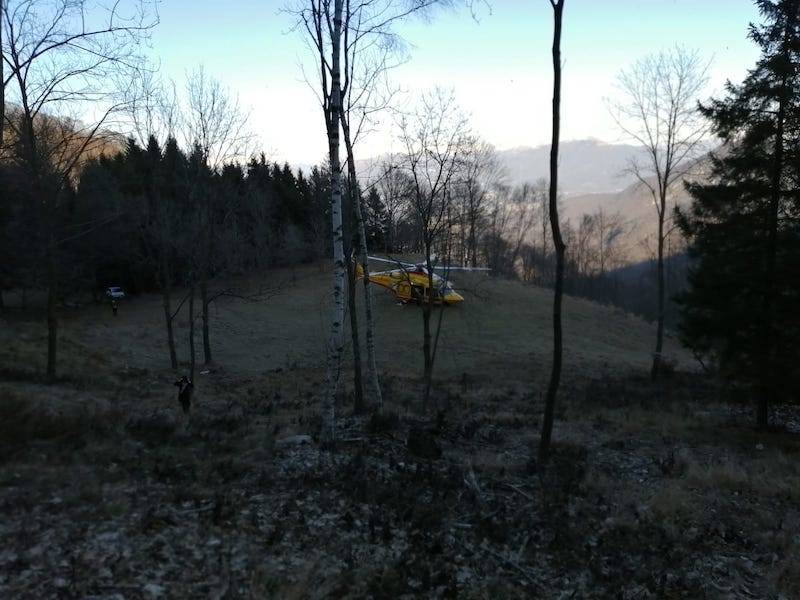Soccorso donna Castelveccana rifugio Adamoli