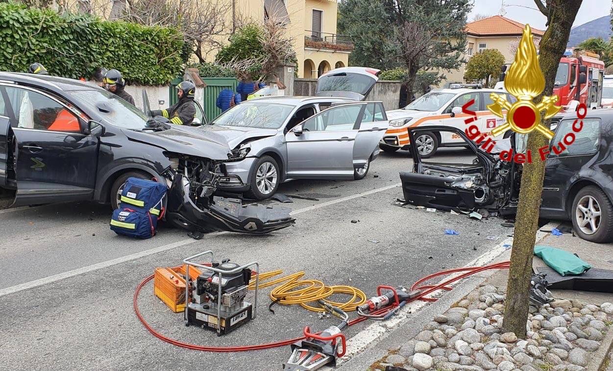 incidente frontale germignaga