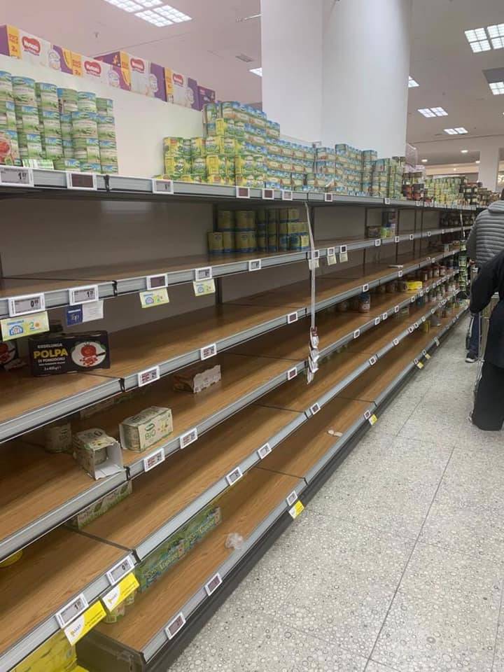 Supermercati e coronavirus
