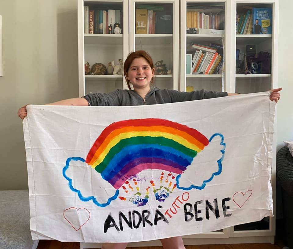 balconi disegni andrà tutto bene