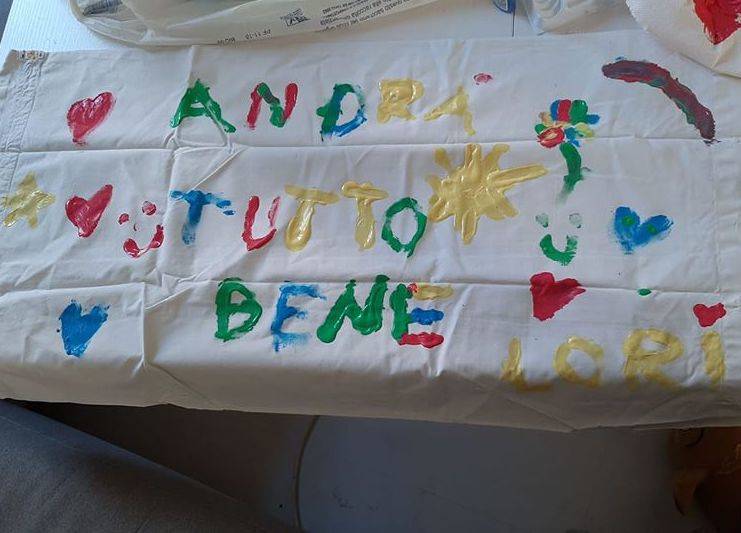 balconi disegni andrà tutto bene