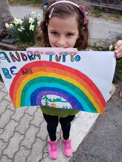 balconi disegni andrà tutto bene
