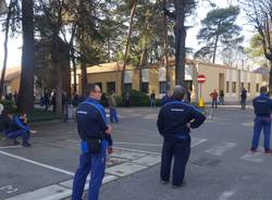 Protesta lavoratori Leonardo