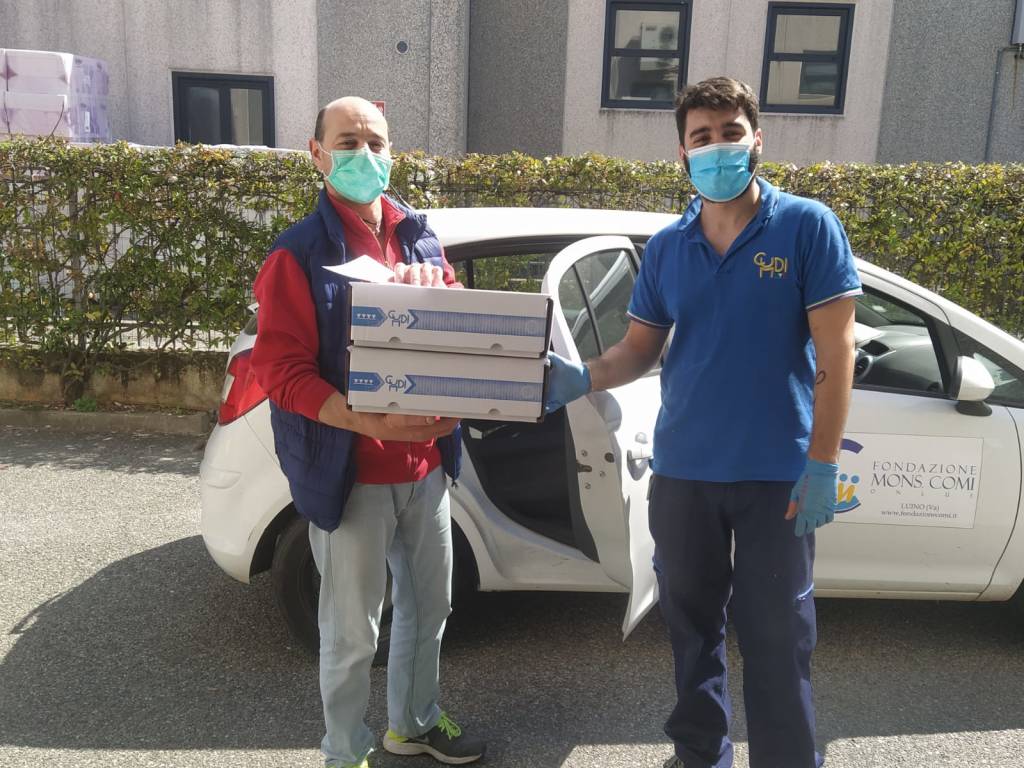 Cumdi, il coronavirus non ferma la solidarietà: donate altre 4 mila mascherine