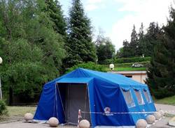 tensostruttura per test sierologici - asst lariana