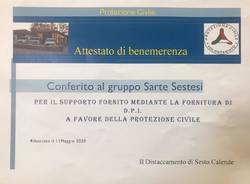 benemerenza sarte di sesto calende