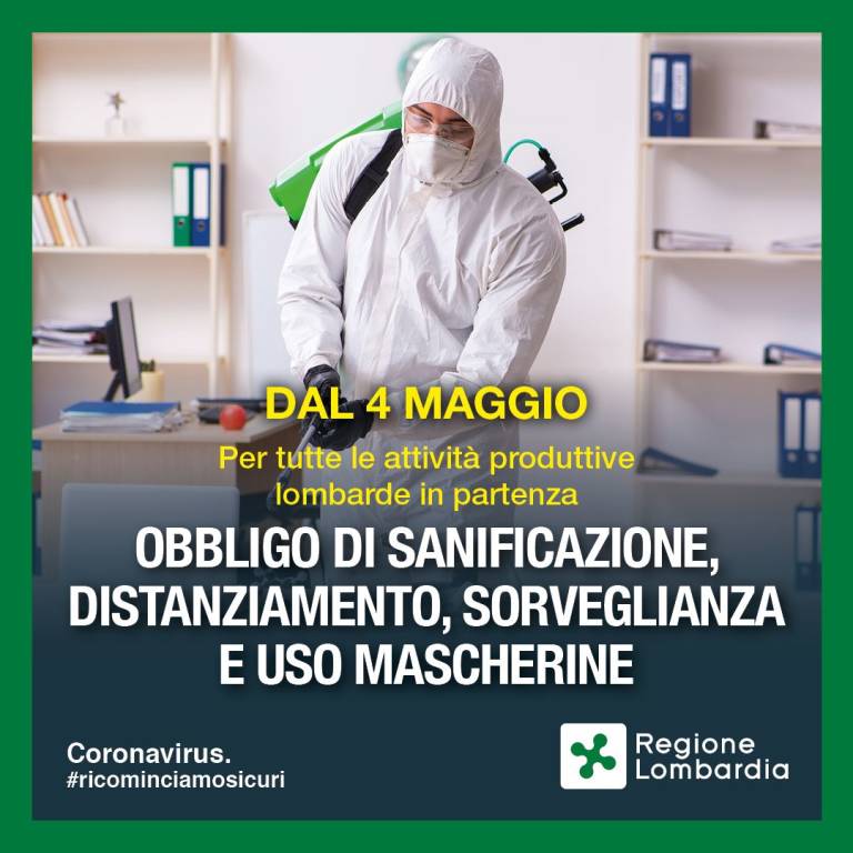 Le regole della Fase 2 in Lombardia