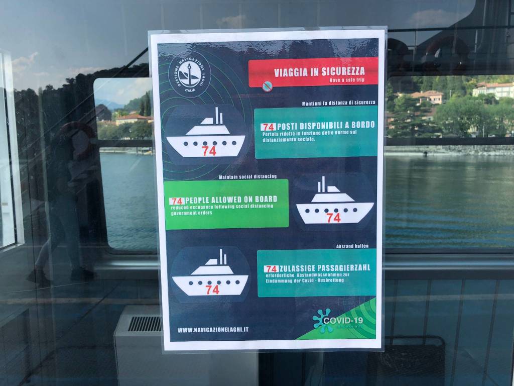 Fase 2: Viaggio in traghetto da Laveno Mombello a Intra 