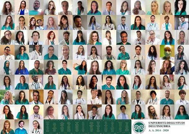 foto fine anno studenti medicina insubria
