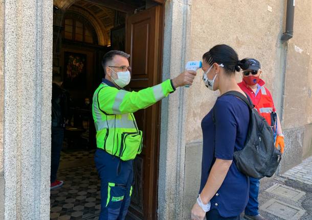 La ripresa delle messe domenicali