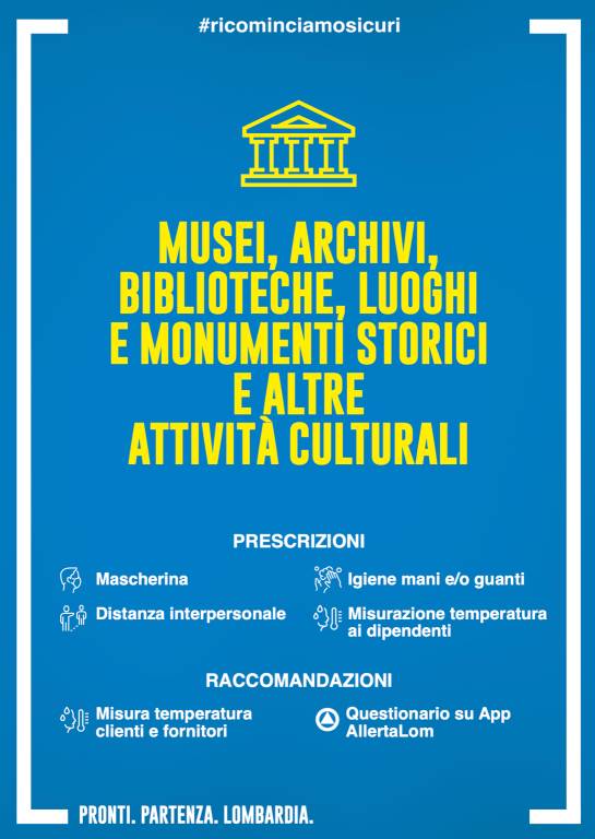 Le linee guida per la riapertura del 18 maggio in Lombardia