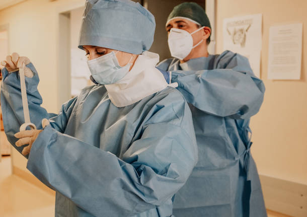 Varese - terapia intensiva Covid - foto di Maurizio Borserini