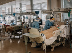 Varese - terapia intensiva Covid - foto di Maurizio Borserini