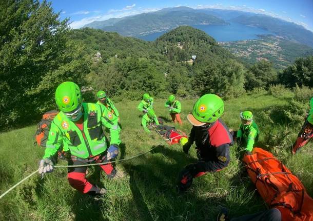 Esercitazione sul Cuvignone per il Cnsas