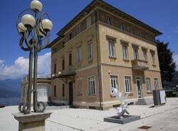 Le sculture di Angelo Bozzola nel giardino di Palazzo Verbania