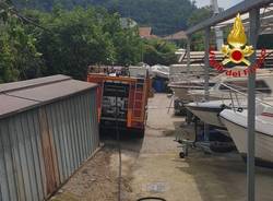 sesto calende rogo cantiere nautico
