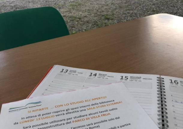 Aule studio all'aperto a Villa Frua di Laveno Mombello