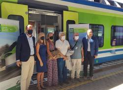 L'inaugurazione del treno Donizetti sulla tratta Milano-Luino