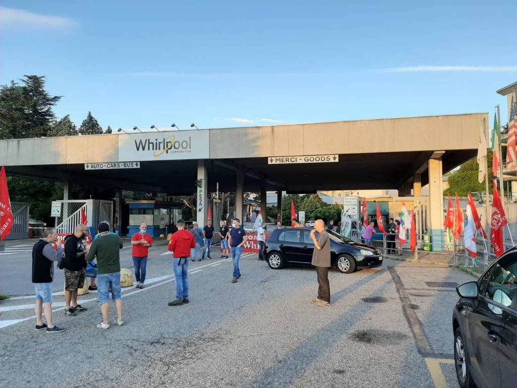 Sciopero Whirlpool luglio 2020