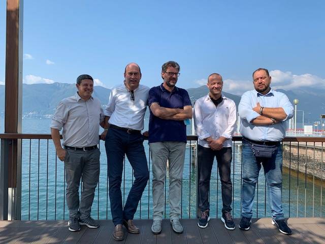 Giancarlo Giorgetti a Luino per sostenere Casali